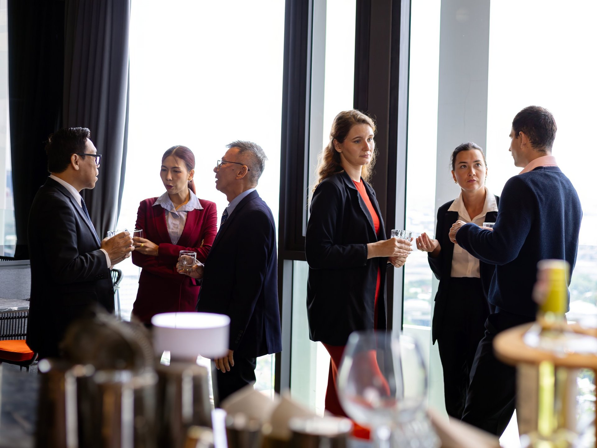 Elegant networking event